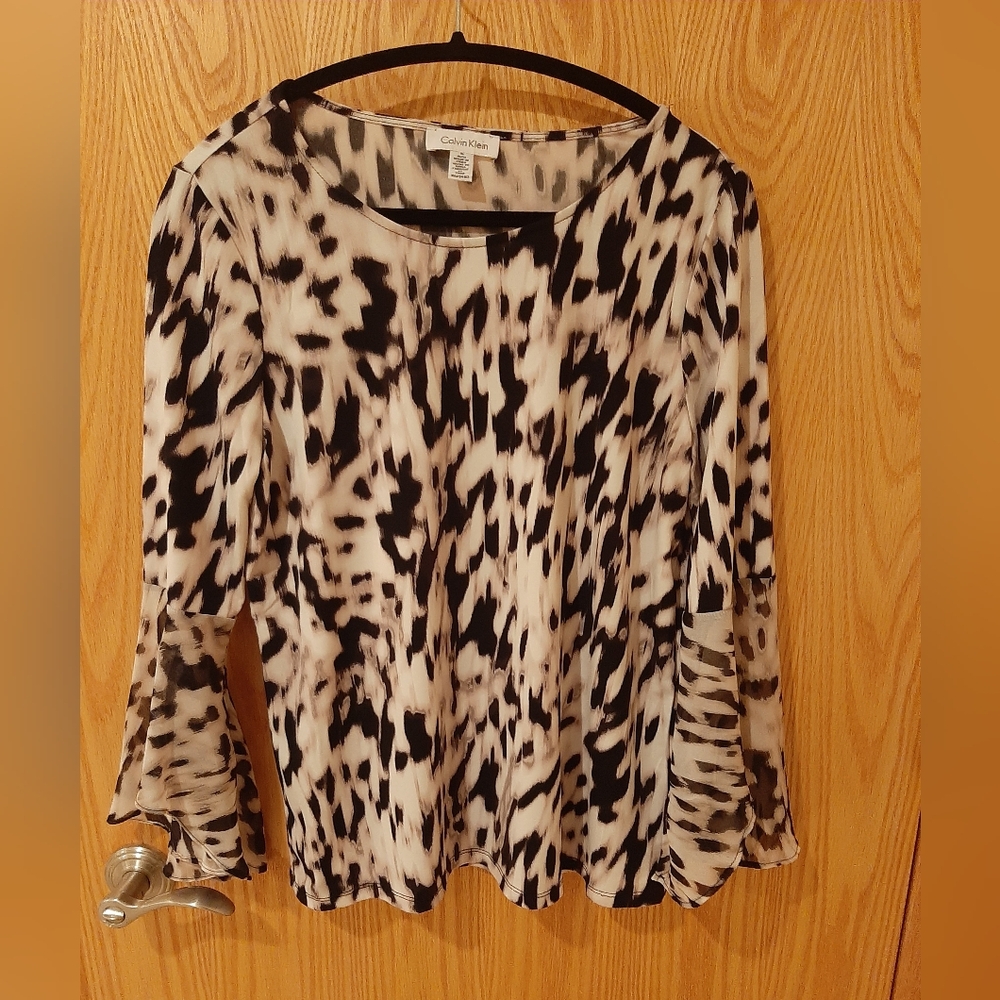 Calvin Klein Blouse Size Med